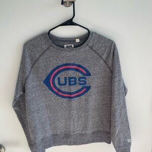Tailgate Chicago Cubs Grey Crewneck